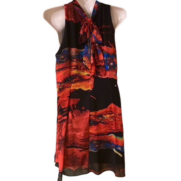 Signature by Robbie Bee Multi Colored Dress, Size 14 - Picture 2 of 9